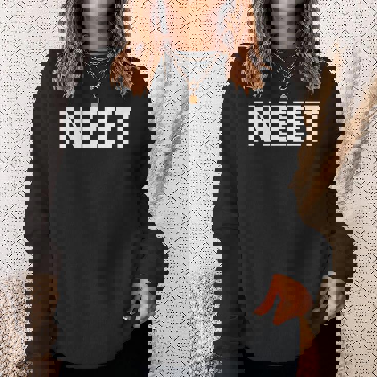 Neet 教育や雇用や訓練ではありません 長袖tシャツ スウェットシャツ 彼女への贈り物