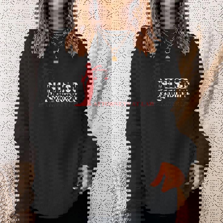 Nelson And Murdock 弁護士 法律 スウェットシャツ 彼女への贈り物