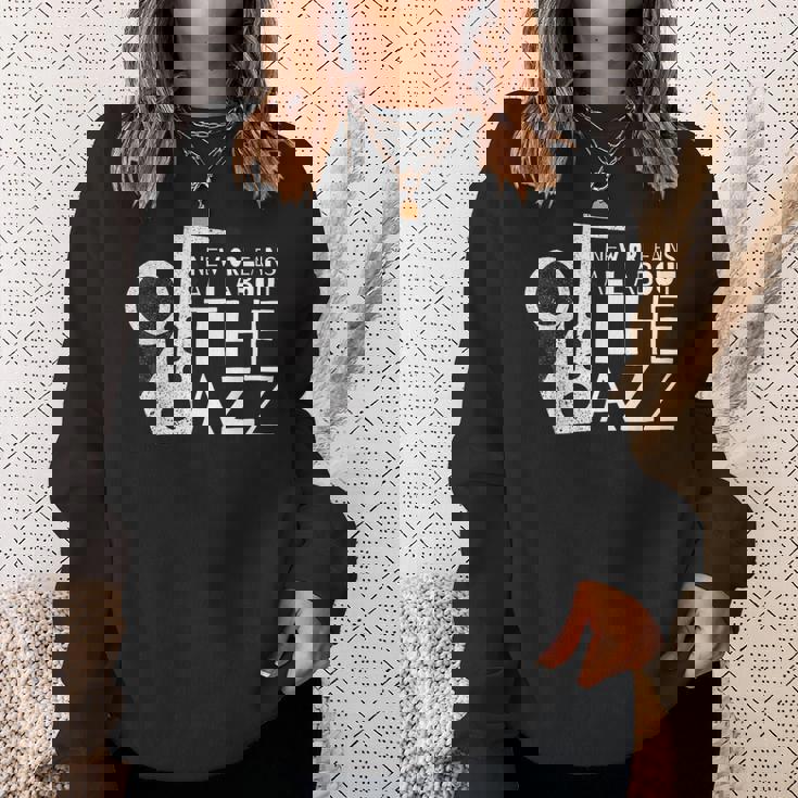 New Orleans Jazz Lousiana スウェットシャツ 彼女への贈り物