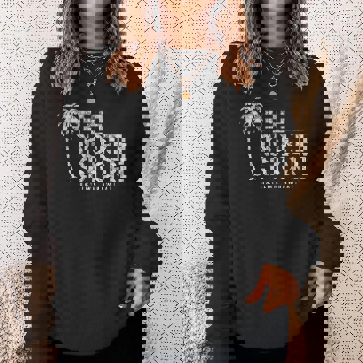 Northhore ハワイ ヤシの木 ビンテージスタイル スウェットシャツ 彼女への贈り物