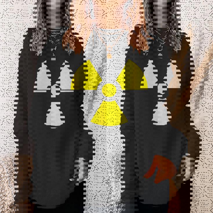 Nuclear 警告 放射線 危険 サイン 放射線活動 スウェットシャツ 彼女への贈り物