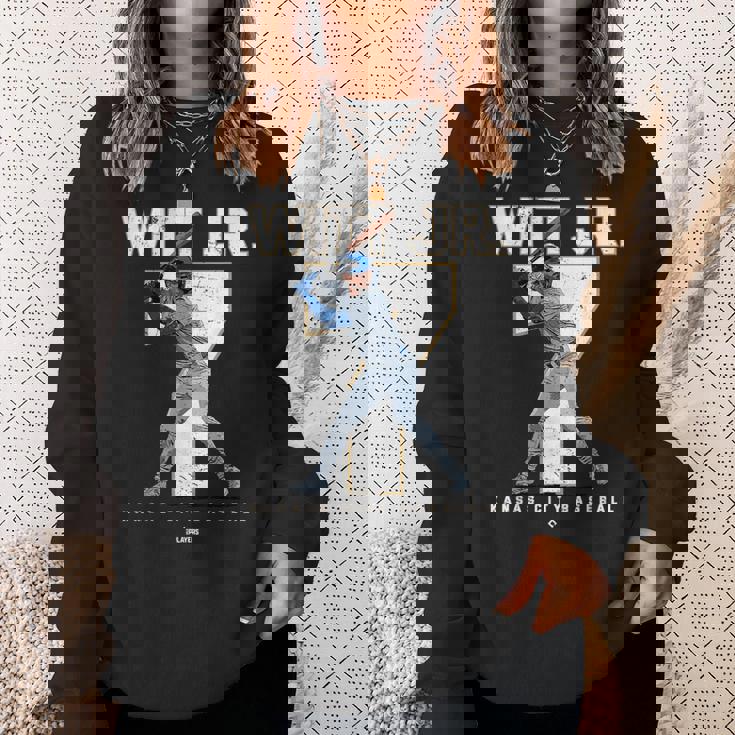 Number And Portrait Bobby Witt Jr Kansas City Mlbpa スウェットシャツ 彼女への贈り物