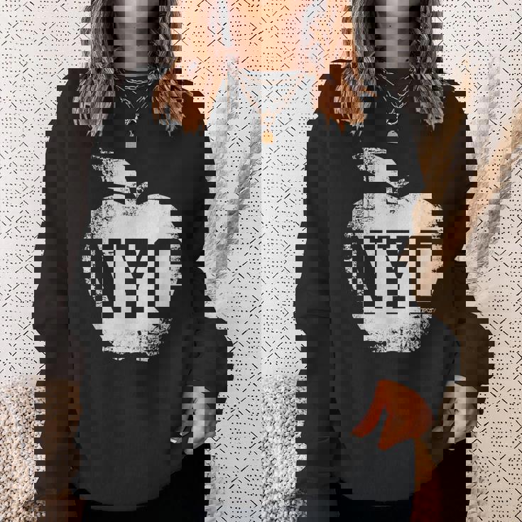 Nyc New York City シャツ レディース メンズ キッズ クール ビッグアップル スウェットシャツ 彼女への贈り物