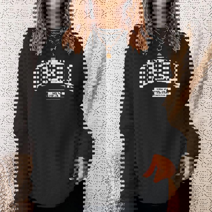 O'neill ネブラスカne ビンテージアスレチックスポーツデザイン スウェットシャツ 彼女への贈り物