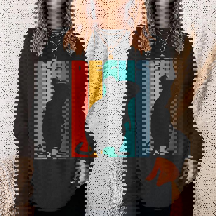 Octodon Degus 格言 ヴィンテージ シルエット レトロ デグ スウェットシャツ 彼女への贈り物