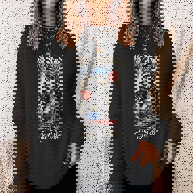 Oldchool Porida ローライダー チカーノ チョロアート Usa スウェットシャツ 彼女への贈り物