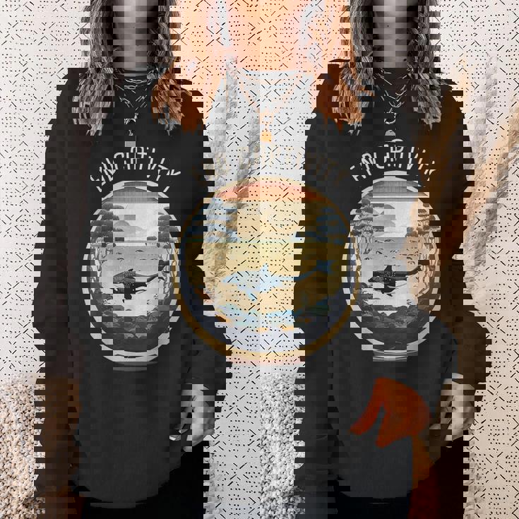 Orca End Captive Free The Orcas 海洋保護活動家 スウェットシャツ 彼女への贈り物