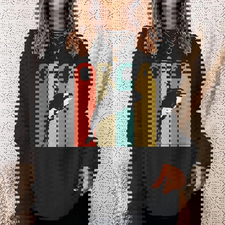 Orca シャチ 動物 スウェットシャツ 彼女への贈り物