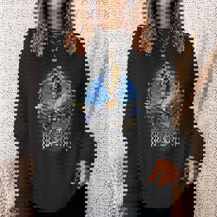 P-51 ムスタング 北米航空ビンテージファイター スウェットシャツ 彼女への贈り物