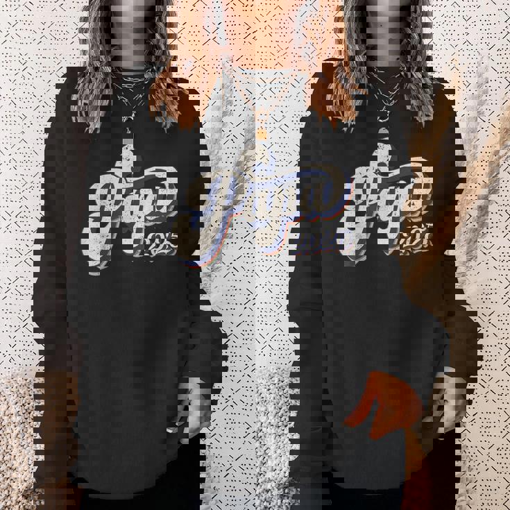 Papa 2025 初めての父の日 父性 新しいパパ スウェットシャツ 彼女への贈り物