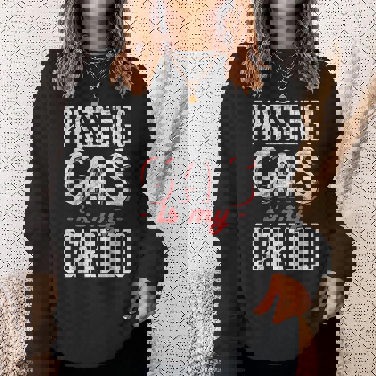 Passing Gas Is My Cardio 麻酔科医 スウェットシャツ 彼女への贈り物