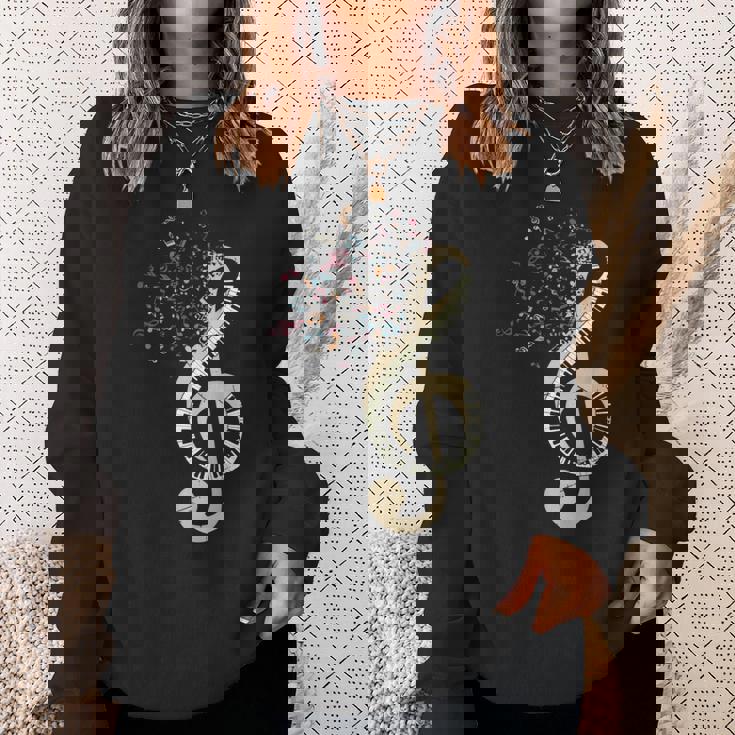 Pianist クラシカル楽器 ト音記号キーボード ピアノ スウェットシャツ 彼女への贈り物