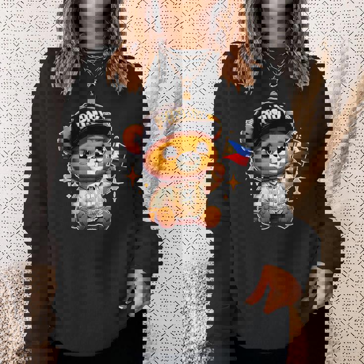 Pinoy バロン フィリピン国旗 フィリピンテディベア スウェットシャツ 彼女への贈り物