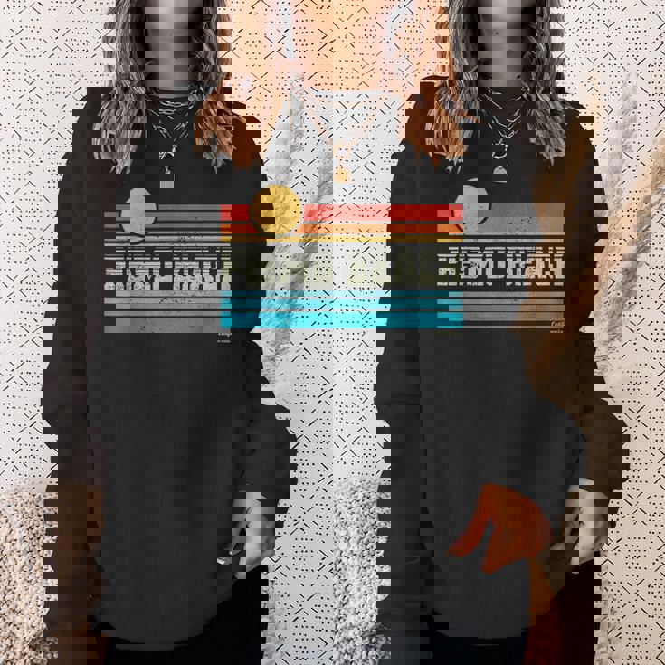 Pismo Beach ピズモビーチ カリフォルニア レトロ サンセット サーフ トリップ ラブ サーフィン スウェットシャツ 彼女への贈り物