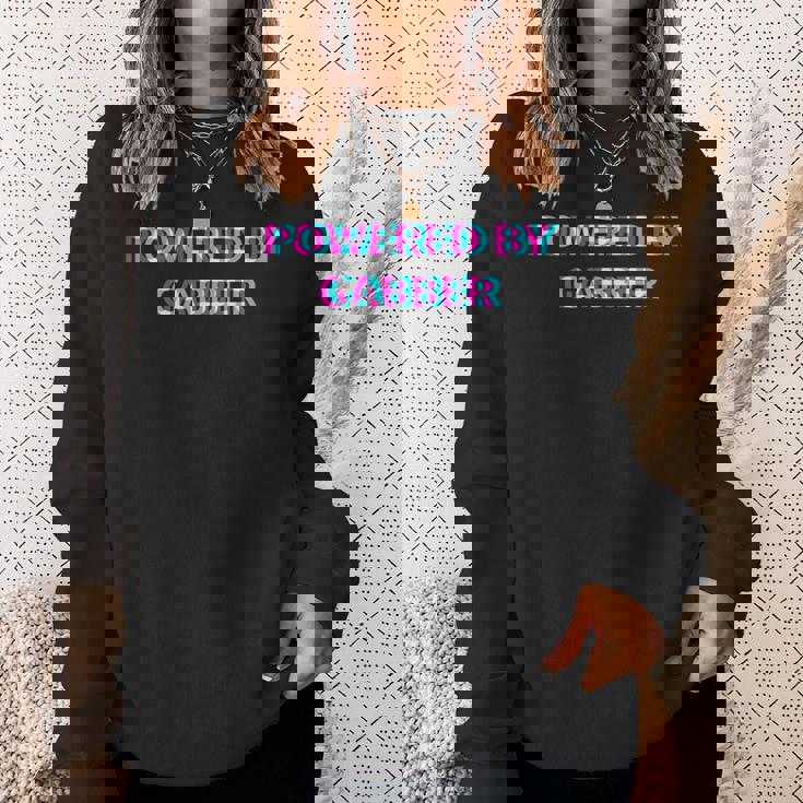 Powered By Gabber Music Festival Outfit 長袖tシャツ スウェットシャツ 彼女への贈り物