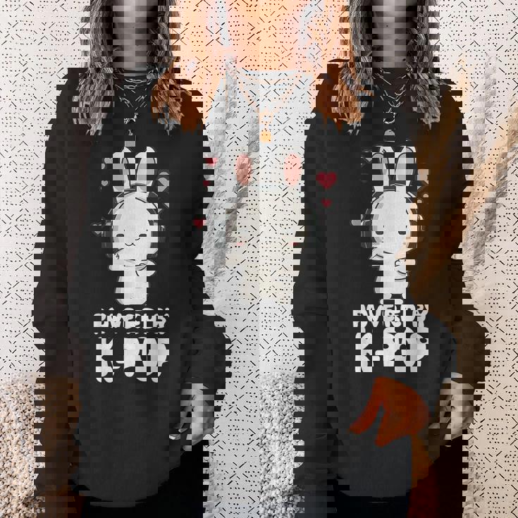 Powered By Kpop Rabbit韓国ポップマーチ K-Popグッズ スウェットシャツ 彼女への贈り物