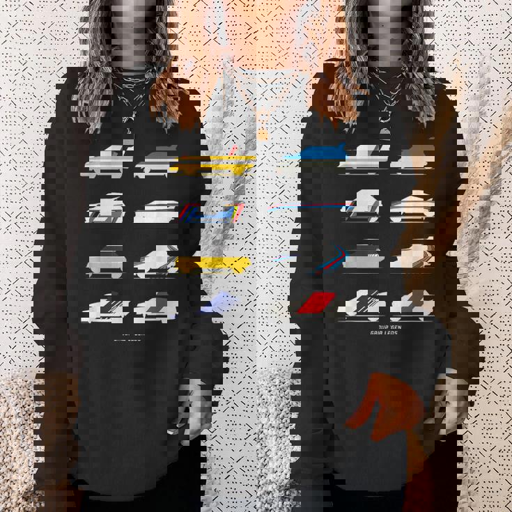 Rally Legends Group B クラシック ラリーカー デザイン スウェットシャツ 彼女への贈り物