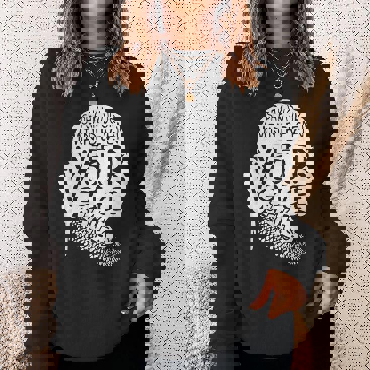 Rbg Ruth Bader Ginsburg フェミニスト 政治ギフト スウェットシャツ 彼女への贈り物