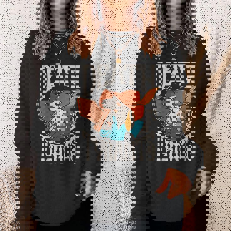 Retro Rabbit Death To Tyrants Vintage 90S Sweatshirt Gifts for Her