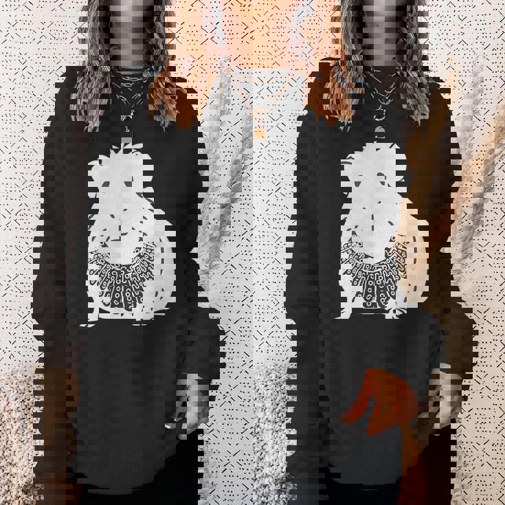 Rgbカラー付きモルモット ルース・ベイダー・ギンズバーグ スウェットシャツ 彼女への贈り物