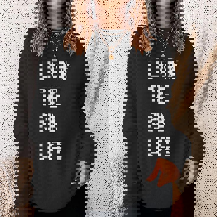 Rin の人生を生きている Rin スウェットシャツ 彼女への贈り物