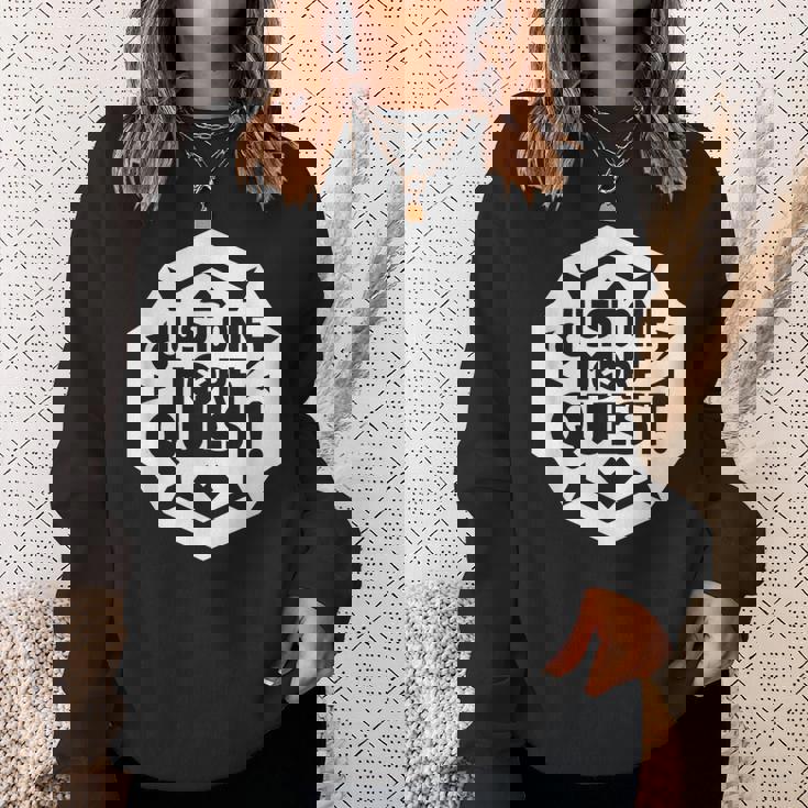 Rpg愛好家のためのjust One More Quest Gamer スウェットシャツ 彼女への贈り物