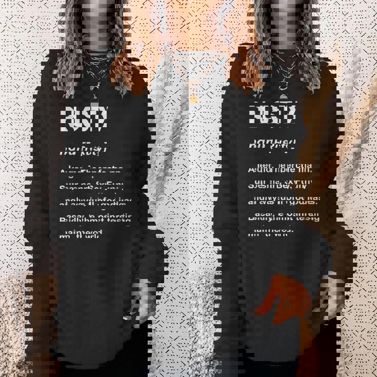 Rusty ネームシャツ スウェットシャツ 彼女への贈り物