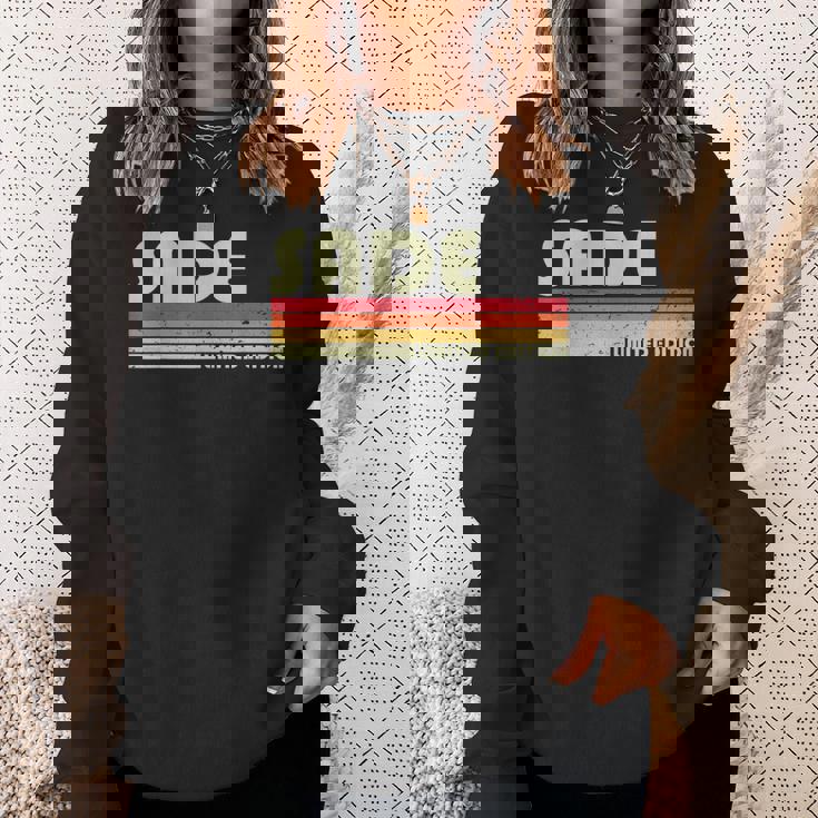 Sade 名前入り レトロヴィンテージ 80年代 90年代 誕生日 スウェットシャツ 彼女への贈り物