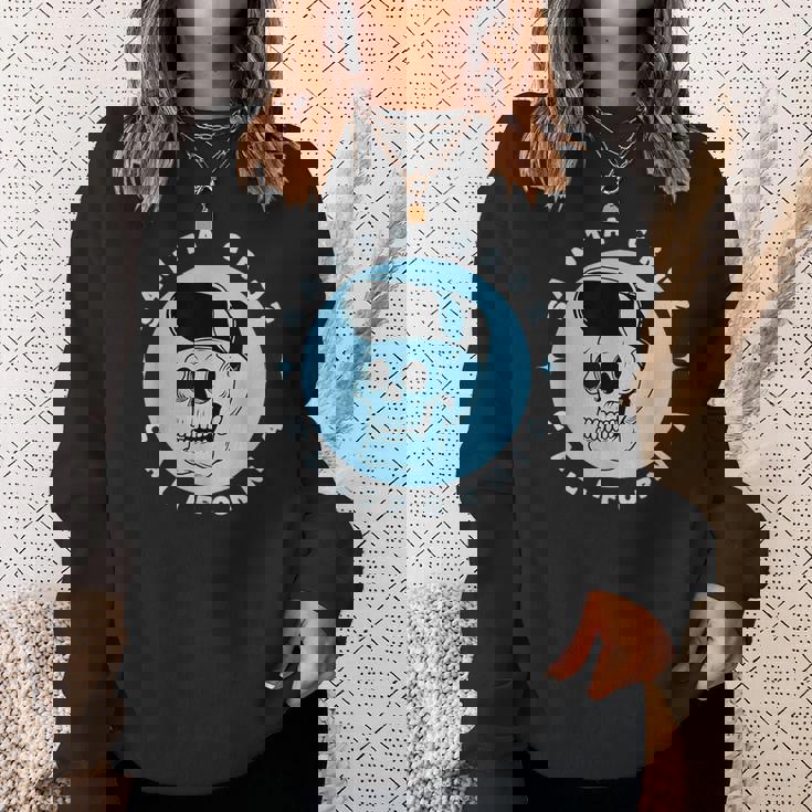 Santa Cruz California レトロ 80年代スケータースケルトン スウェットシャツ 彼女への贈り物