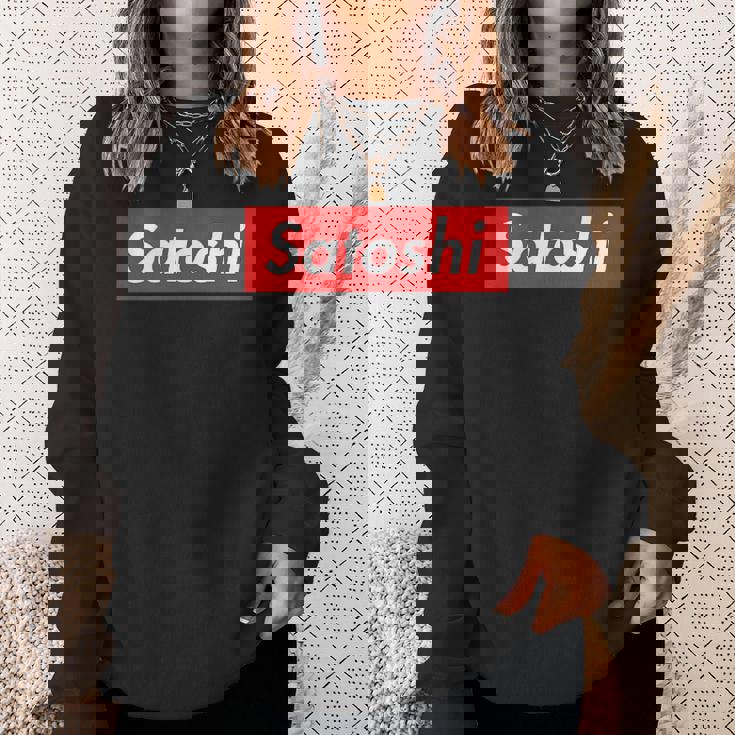 Satoshiupreme uper Meme スウェットシャツ 彼女への贈り物