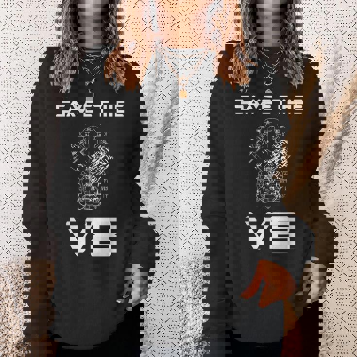 Save The8 カスタムカー マッスルカー クラシックカー オーナーメカニック スウェットシャツ 彼女への贈り物