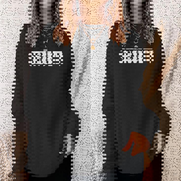 Security Officer セイフティースタッフ イベントユニフォーム フロント＆バック スウェットシャツ 彼女への贈り物