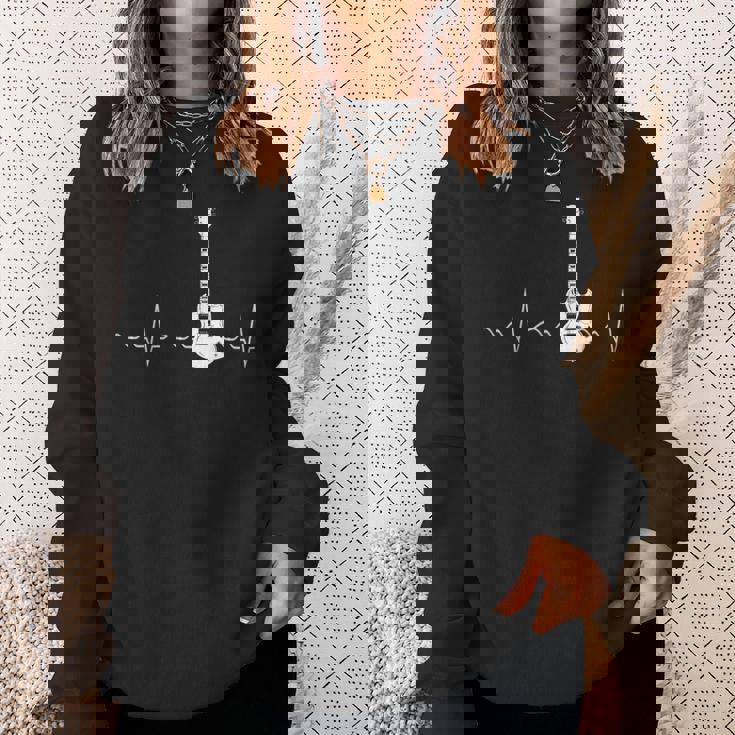 Sg エレキギター ハートビートシャツ スウェットシャツ 彼女への贈り物