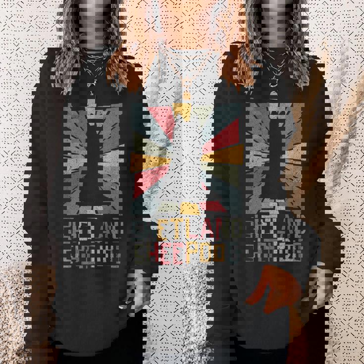 Shetlandheepdogintage シェットランドシープドッグ シェルティ ヴィンテージ 犬 スウェットシャツ 彼女への贈り物