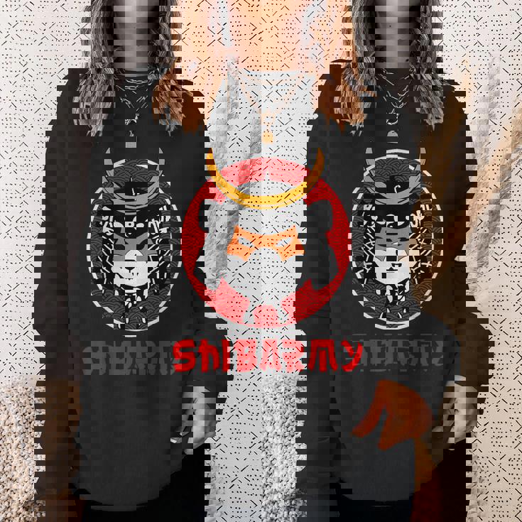 Shib Army クリプトホドルサムライ柴犬コイン スウェットシャツ 彼女への贈り物