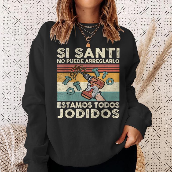 Sianti No Puede Repararlo Español Camisa de entrenamiento Regalos para ella