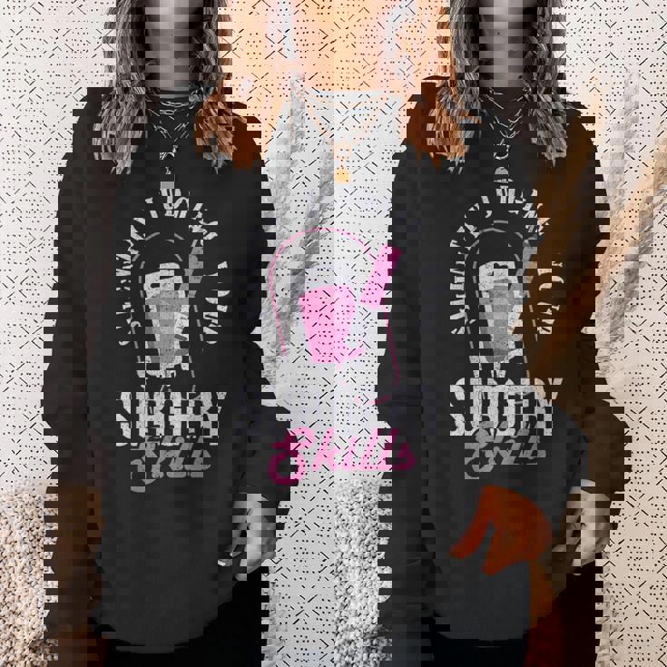 Silently Judging Yoururgerykills 麻酔科医 スウェットシャツ 彼女への贈り物