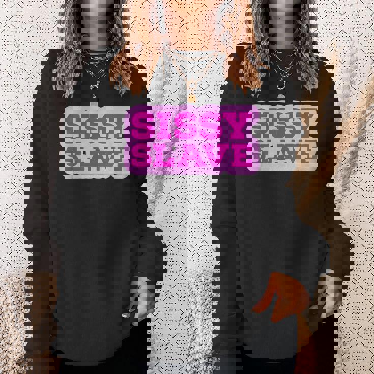 Sissylaveissification Maid Baby Kinkyissy Femboy スウェットシャツ 彼女への贈り物