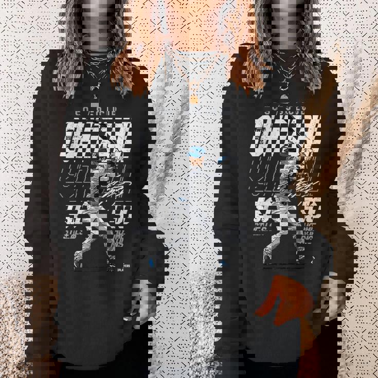 Speed Power Ohtani 50-50 Milestonehohei Ohtani Mlbpa スウェットシャツ 彼女への贈り物