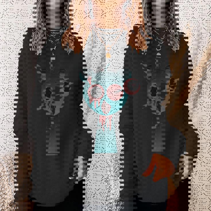 Sprunkiの怖いスカイブルー スウェットシャツ 彼女への贈り物