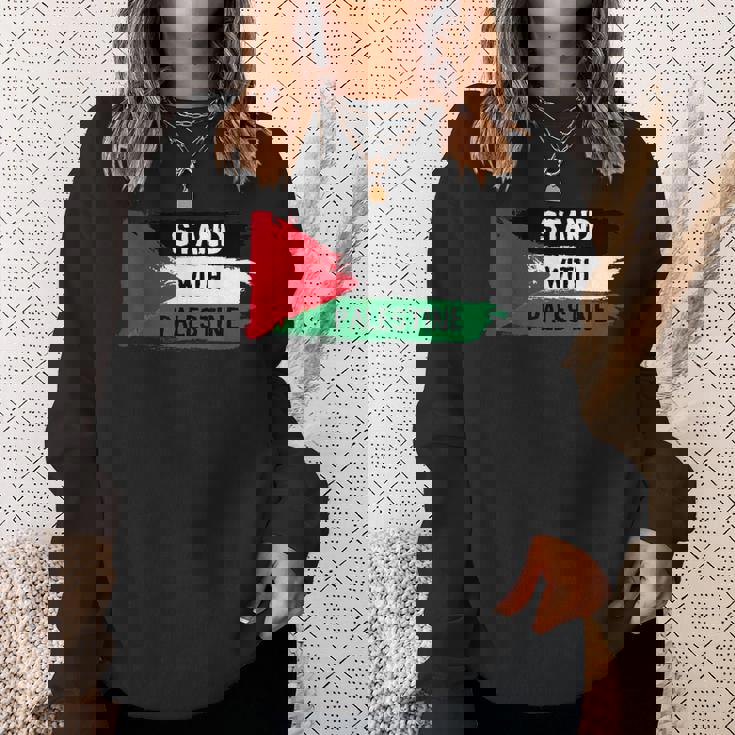 Stand With Palestineupporters Free Gaza エルサレムモスク スウェットシャツ 彼女への贈り物