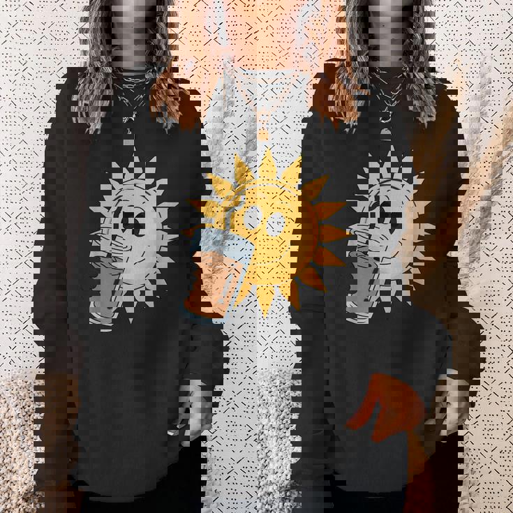 Sunshine Drink アイスコーヒー 楽しい スウェットシャツ 彼女への贈り物