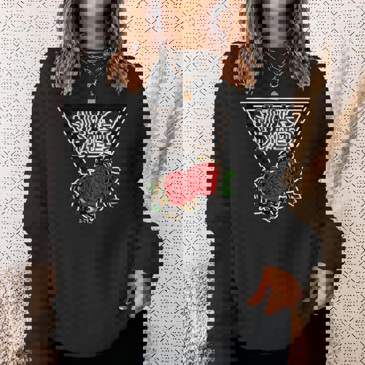 Swag Baller ロゴt白枠 スウェットシャツ 彼女への贈り物