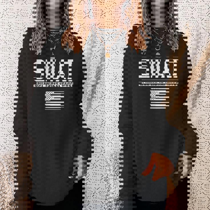 Swat スペシャル 武器と戦術警察WAT スウェットシャツ 彼女への贈り物