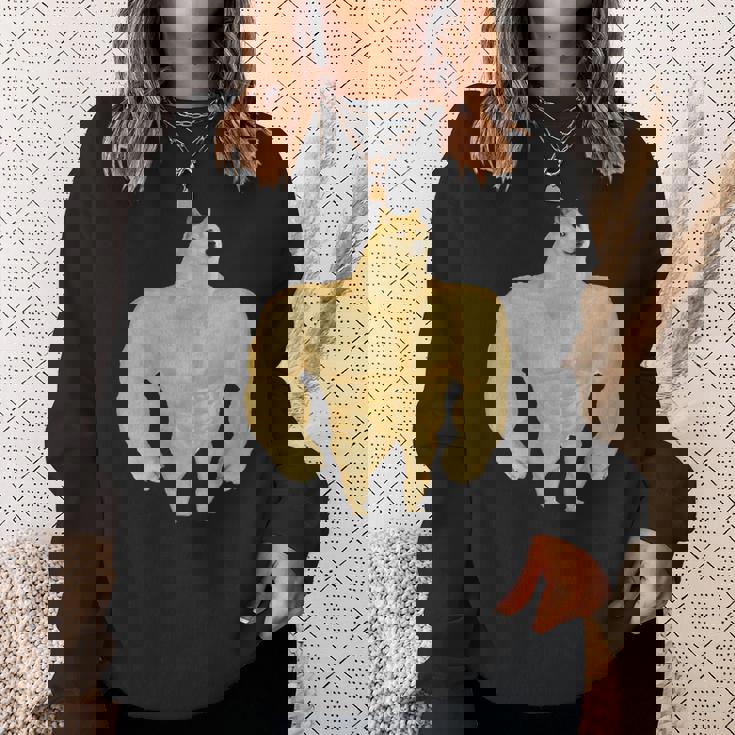 Swole Doge ミームギフトtシャツ スウェットシャツ 彼女への贈り物