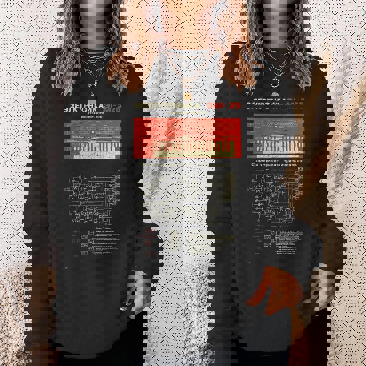 Synthesizer アナログロシアビンテージシンセテクノ酸腐敗 スウェットシャツ 彼女への贈り物