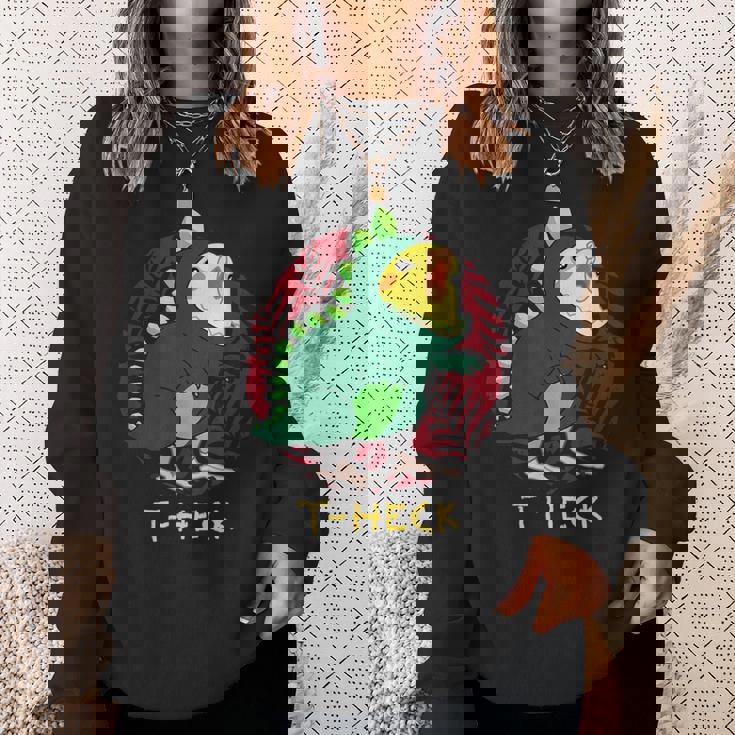 T Heck オカメインコ 面白い 恐竜 鳥 怒っているオウム 鳥 ミーム スウェットシャツ 彼女への贈り物