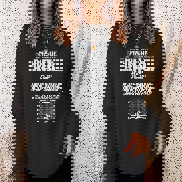 Tag Ohne ハンドボール インポッシブル 面白いハンドボールファン スウェットシャツ 彼女への贈り物