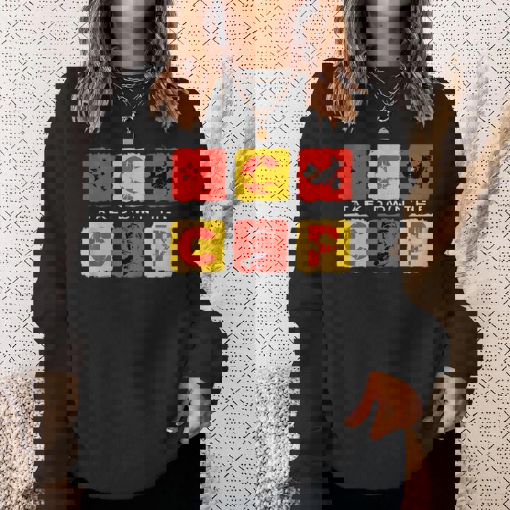 Take Down The Ccp 反共産主義者 中国 プロ アメリカ 愛国 スウェットシャツ 彼女への贈り物