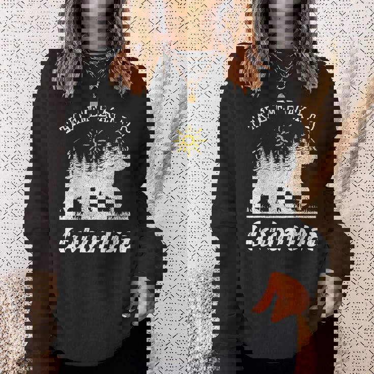 Take Me Back To Colombia ビンテージ コロンビア バケーション スウェットシャツ 彼女への贈り物